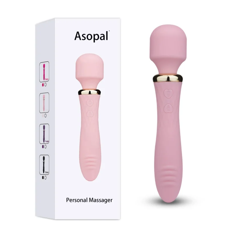 ALT: Mini Wand Massager – Quiet, Multi-Speed Vibrator for Full Body